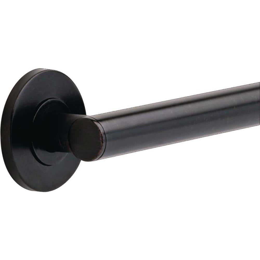 Matte Black 24" Stainless Steel Bathroom Grab Bar