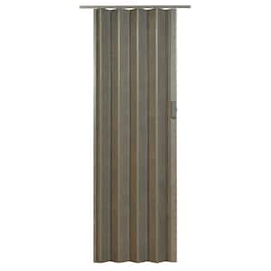 Spectrum Elite 48 in. W. x 96 in. City Grey Vinyl Accordion Door