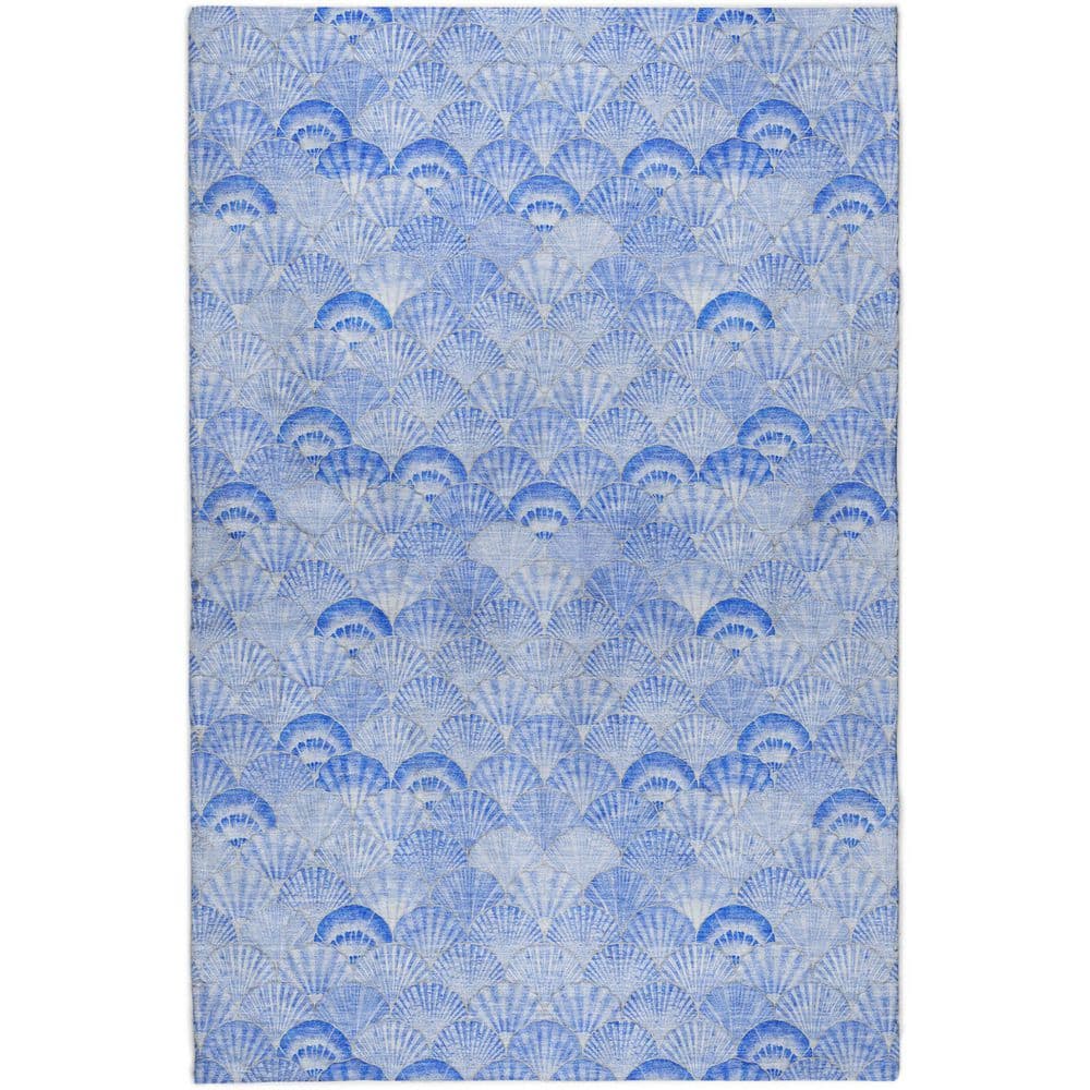 Dream Shag Premium Machine Washable Abstract ADS181 Blue 9 ft. x 12 ft. Area Rug price history on PriceWatchPro