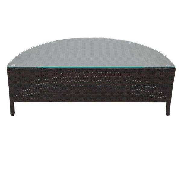 All-Weather 5-Piece Wicker Outdoor Sectional Set, Patio