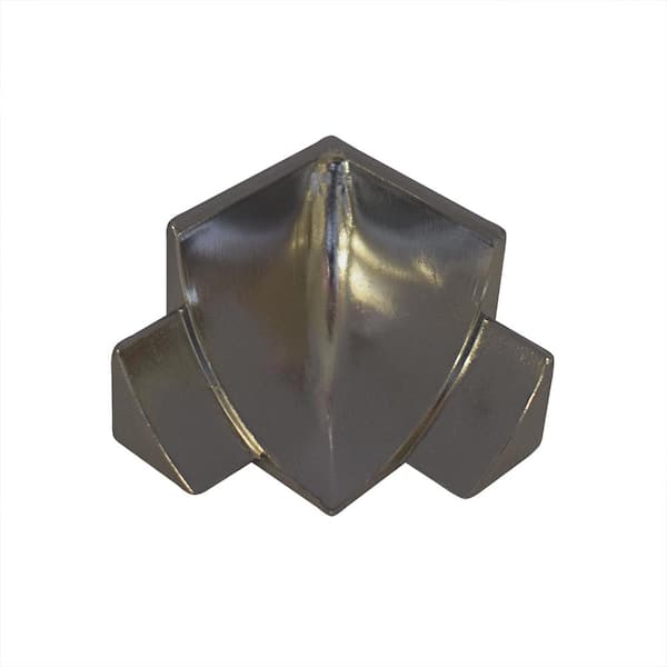 Emac Internal Angle NS4 Natural 1-1/2 in. x 1-1/2 in. Complement Stainless Steel Tile Edging Trim