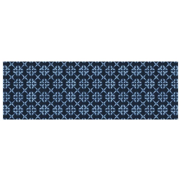 Bungalow Flooring FlorArt Caxton 22 in. x 69 in. Low Profile Rubber Backed Kitchen Mat