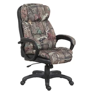 26 in. Width Mossy Oak Upholstery Executive Chair with Adjustable Height