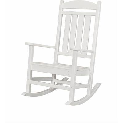 White Plastic Rocking Chairs Patio The Home Depot Plastic Rocking Chairs Patio, Resin Patio Rocking Chairs