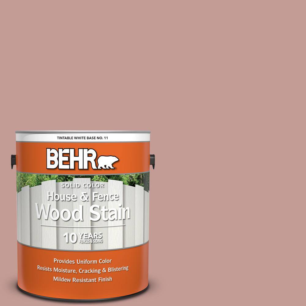 1 gal. #S170-4 Retro Pink Solid Color House and Fence Exterior Wood Stain