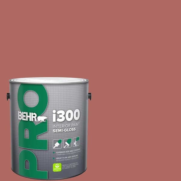BEHR PRO 1 gal. #PPU2-13 Colonial Brick Semi-Gloss Interior Paint