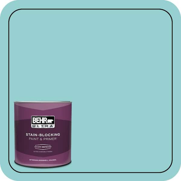 BEHR ULTRA 1 qt. #M460-3 Big Surf Extra Durable Eggshell Enamel Interior Paint & Primer