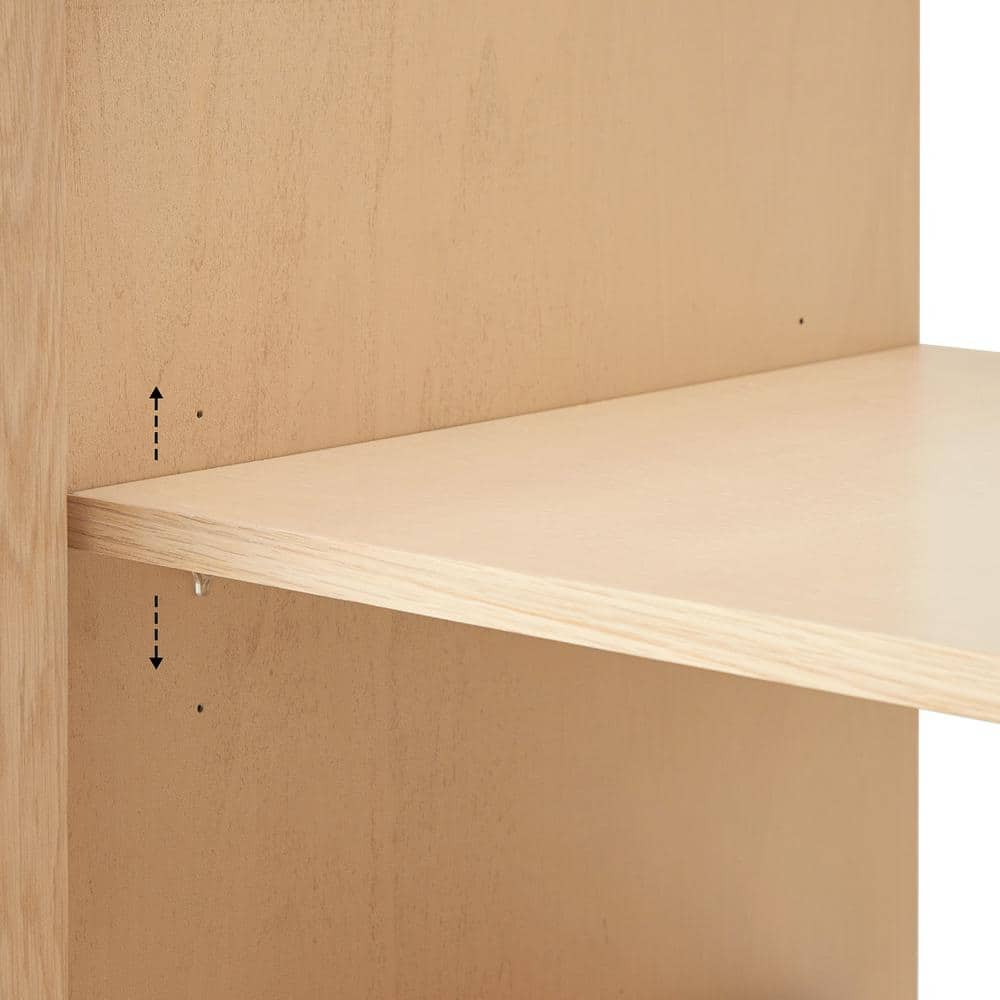 Kelly 73" White Oak Double Sink Vanity with Marble Top