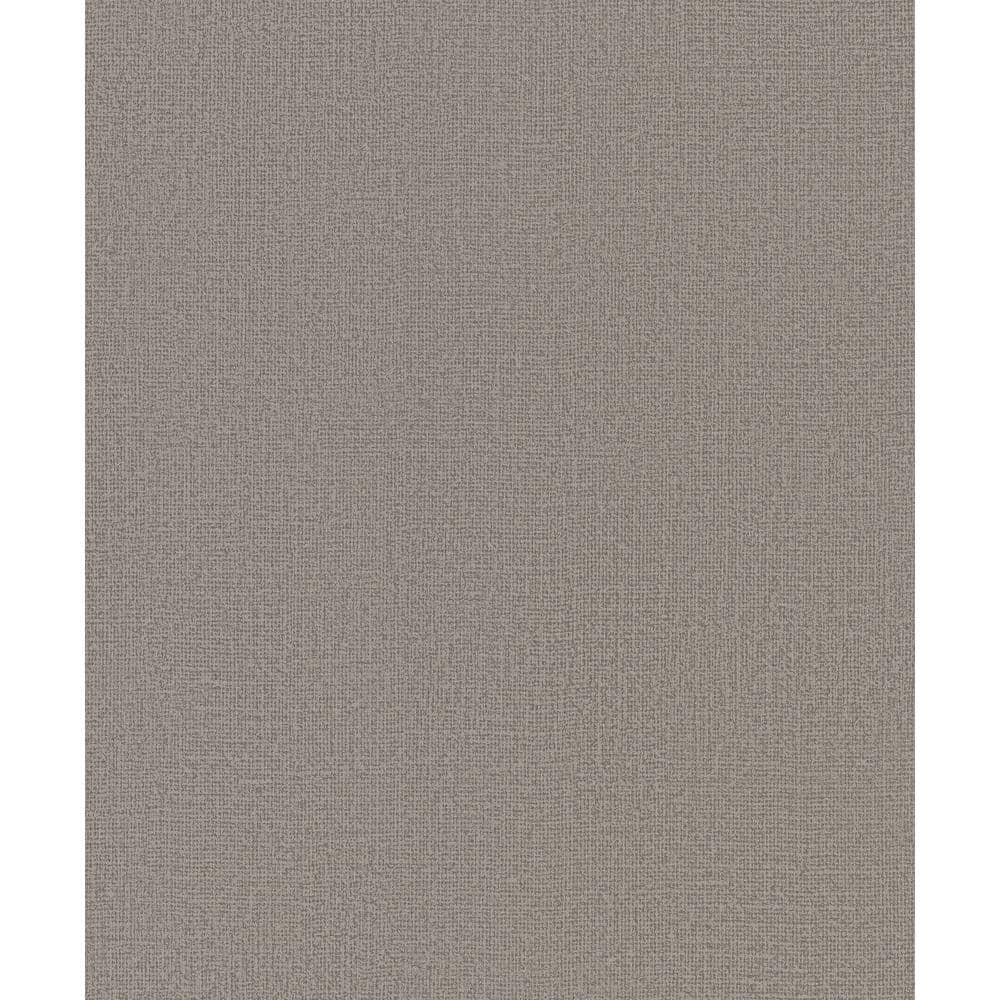 Kumano Collection Bronze Textured Weave Matte Finish Nonpasted Vinyl on Nonwoven Wallpaper