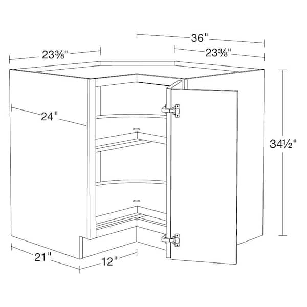 Corner Kitchen Cabinet With Lazy Susan Dimensions | Cabinets Matttroy