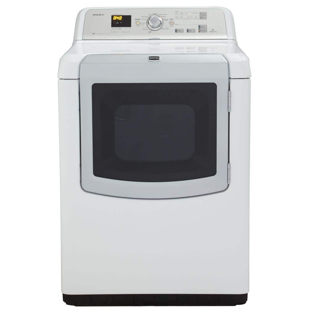 Maytag Bravos XL 7.3 cu. ft. Electric Dryer with Steam in White