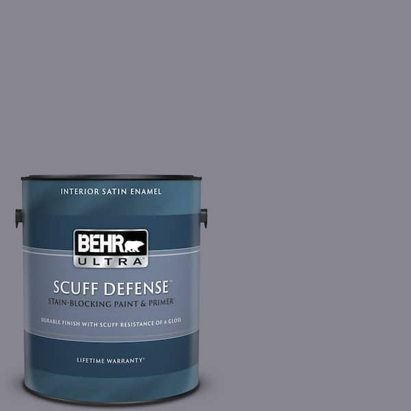 BEHR PREMIUM PLUS 8 oz. #120B-6 Watermelon Pink Satin Enamel