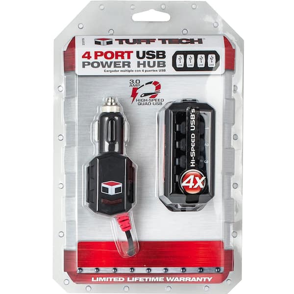 Cargador Usb Multiple Para Auto 4 Puertos Perfect Choice