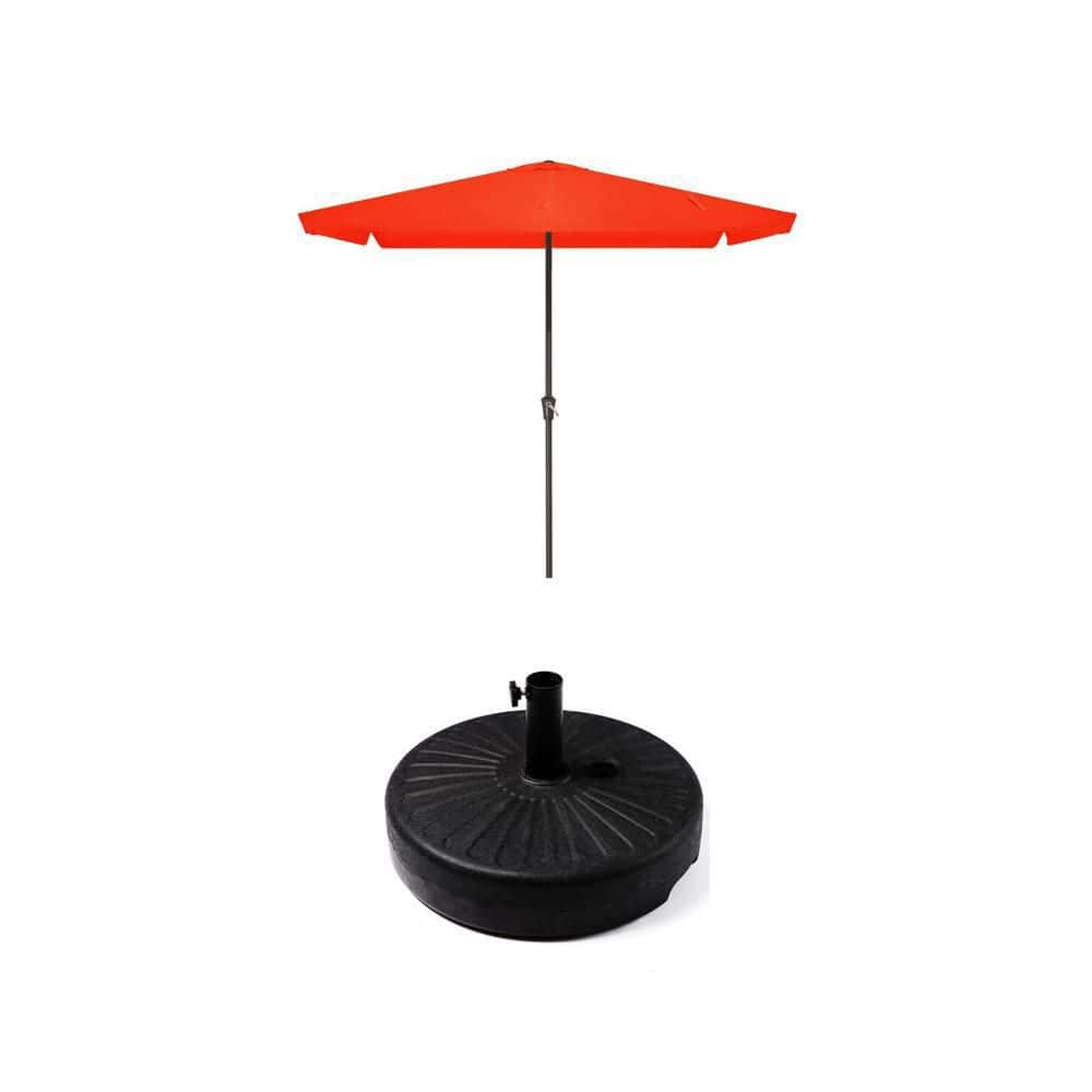 backyard creations polycrete black 48 lb patio umbrella base Yaheetech 26.5lbs Heavy Duty Outdoor Base, This light weight blow mold round umbrella base is the perfect accessory for most standard patio umbrellas Costway 50-lb Black Resin Metal