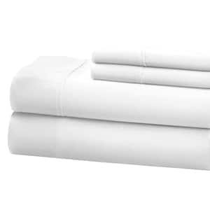 Flourish 39x80 Twin XL Fitted Sheet - White (Case Pack Of 2 Dozen)