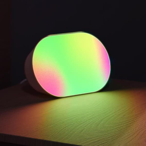 LIFX Luna 5 in. x 8 in. Oval White Integrated LED Multi-Color