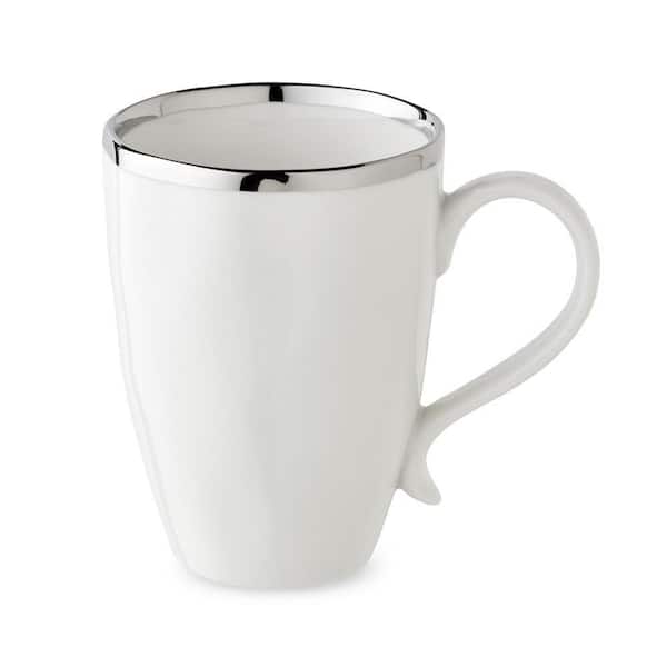 Certified International (Set of 4) 18oz Mugs Regency Silver