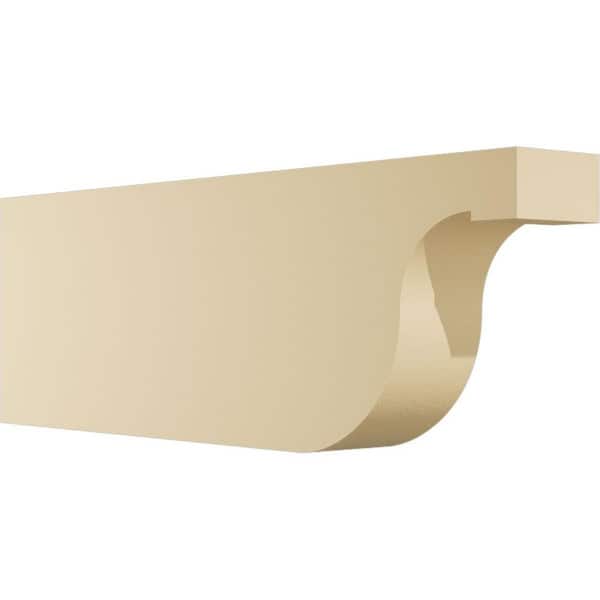 Ekena Millwork Standard Del Monte 4 in. W x 10 in. H x 30 in. D Signature Urethane Rafter Tail Outlooker