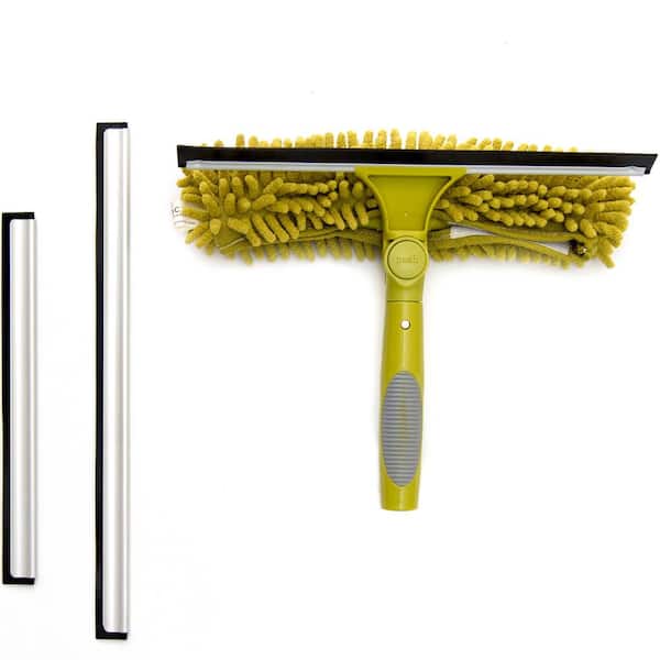 WATER FED SQUEEGEE MOP 3M TELESCOPIC EXPANDABLE HANDLE POLE WINDOW CLEANING HEAD 