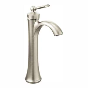 Wynford Single Hole Single-Handle Vessel Bathroom Faucet in Brushed Nickel