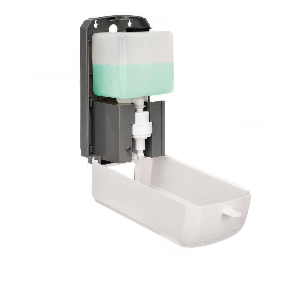 White Plastic Automatic Foaming Hand Sanitizer Dispenser
