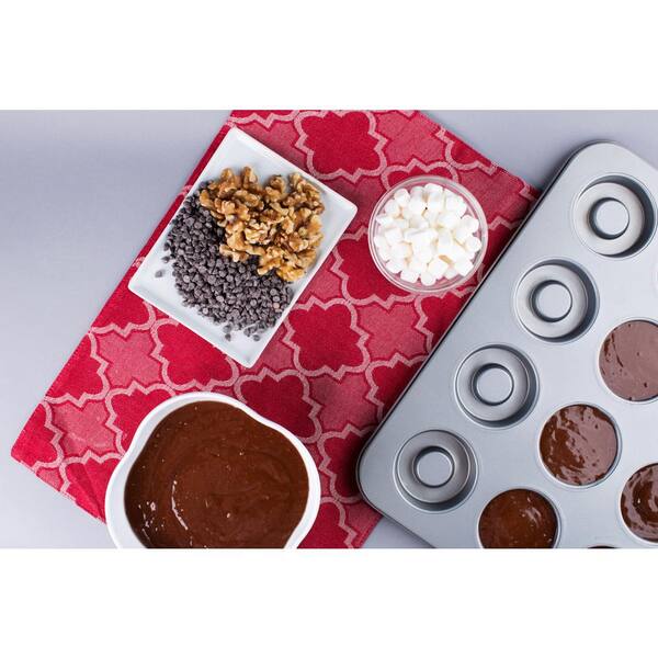 Mrs. Fields 16 in. x 13 in. x 0.9 in. Non-Stick Cutie Dessert Cup Pan