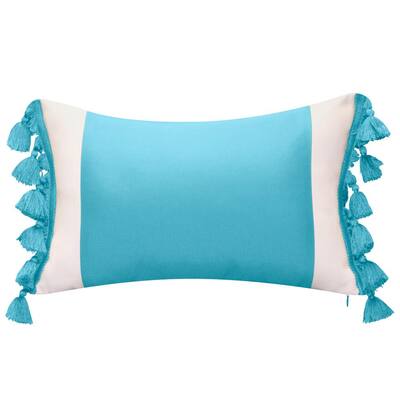 JOJOGOGO 12x20 Lumbar Pillow Insert Outdoor Waterproof Set of 2 Rectangle Pillow Forms 12 x 20 Hypoallergenic Premium Couch Cushion Stuffer for Patio Furniture 