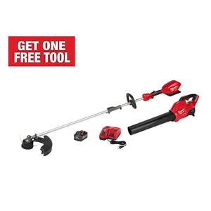 M18 FUEL 18-Volt Lithium-Ion Brushless Cordless QUIK-LOK String Trimmer/Blower Combo Kit with Battery & Charger (2-Tool)