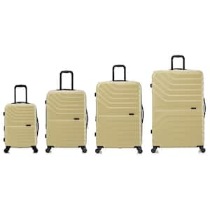 Aurum Lightweight Hard Side Spinner 4-Piece Luggage Set 20 in./24 in./28 in./32 in. Champagne