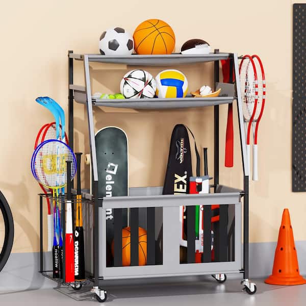 Storage Logic Storage in the Sports Equipment department at