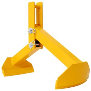 Heavy Duty Steel Drum Lifter 1100 lbs. Working Load Limit in Yellow