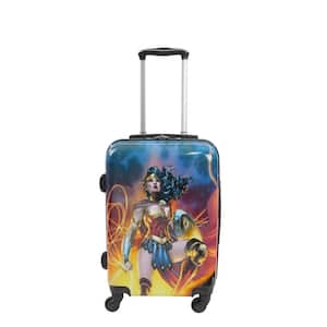 21 in. Multi DC Comics Wonder Woman Printed Hard-Sided Luggage