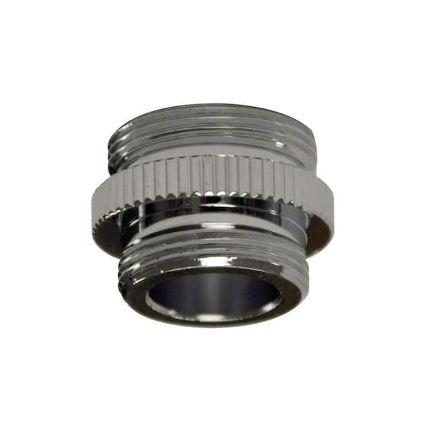 DANCO 3/8 in. - 18 IPSM x 55/64 in. - 27M Small Snap Coupling Dishwasher Aerator Adapter in Chrome