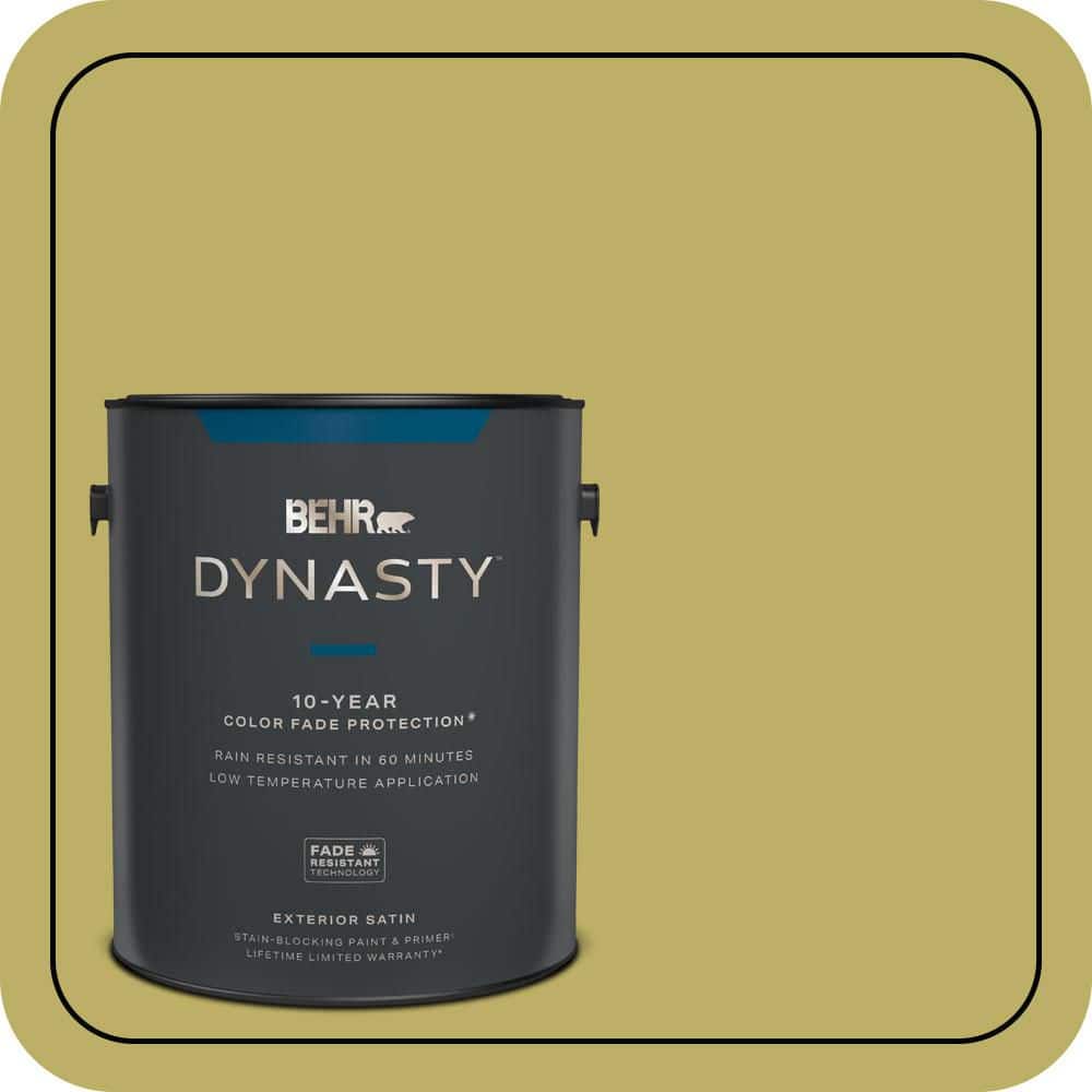 1 gal. #MQ4-42 Pistachio Satin Enamel Exterior Stain-Blocking Paint & Primer price history on PriceWatchPro