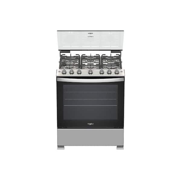 Reviews for Whirlpool 30 in. 6-Burners Freestanding Gas Range in Silver ...
