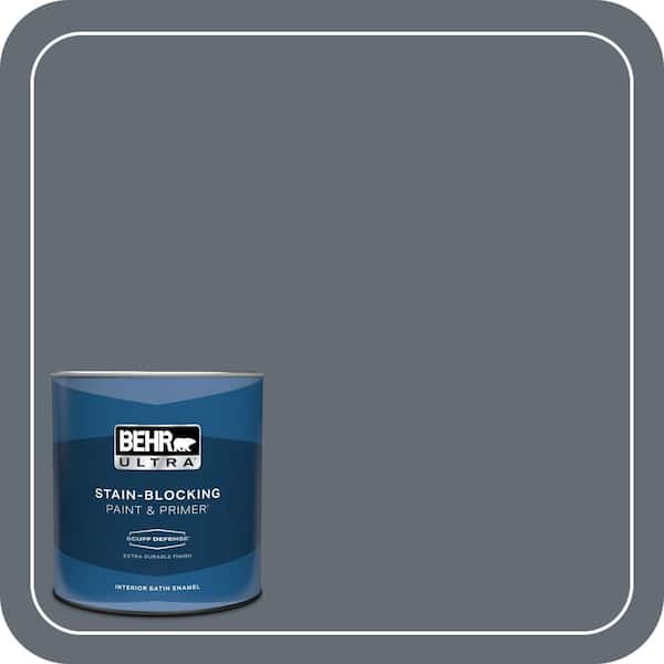 BEHR ULTRA 1 qt. #PPU26-22 Summer Storm Extra Durable Satin Enamel Interior Paint & Primer