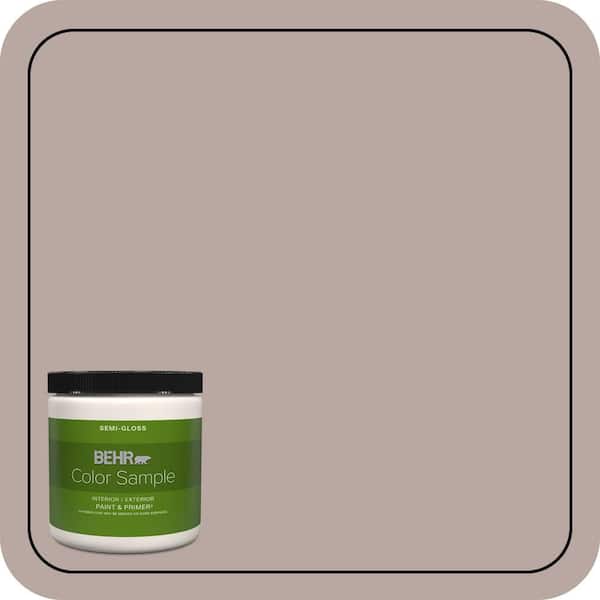 BEHR PREMIUM PLUS 8 oz. #750B-4 Prestige Semi-Gloss Interior/Exterior Paint & Primer Color Sample