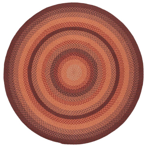 Safavieh Braided Oval Rug - 8-ft x 10-ft - Cotton - Beige/Brown