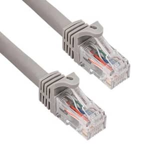 35 ft. Cat6a 600 MHz UTP Snagless Ethernet Network Patch Cable, Gray