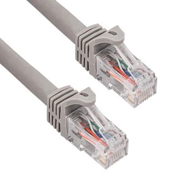 Commercial Electric 100 ft. CAT6 Ethernet Cable in White BSTC6-100WH - The  Home Depot