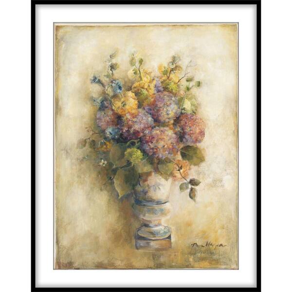 PTM Images 9.75 in. x 11.75 in. "Dreamy Hydrangeas I"Framed Wall Art
