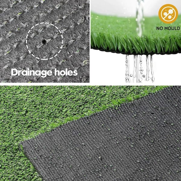 LITA Multipurpose 0.4in Pile Height 13 ft. W x Cut To Length Green Artificial Grass Turf