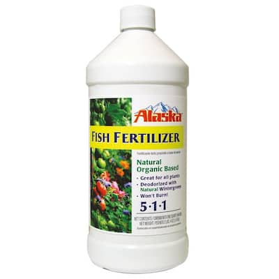 32 oz. (1 qt.) Liquid Fish Emulsion Fertilizer 5-1-1