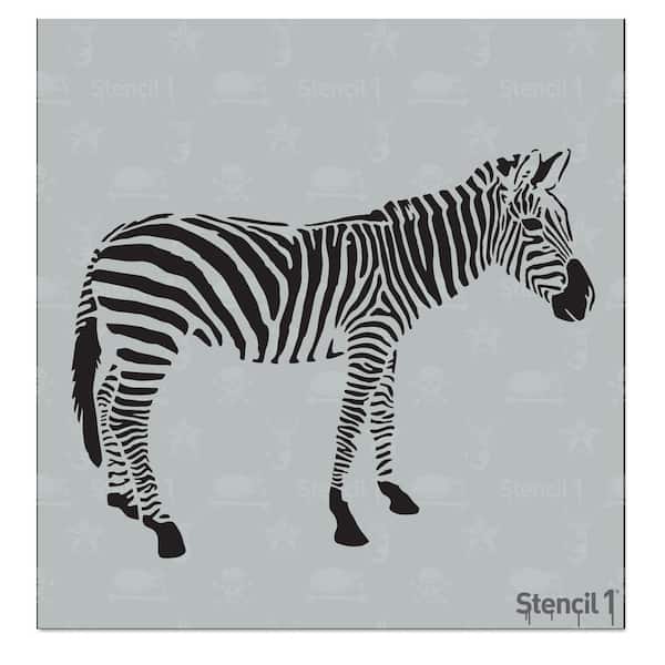 Stencil1 Zebra Small Stencil S1_01_301_S