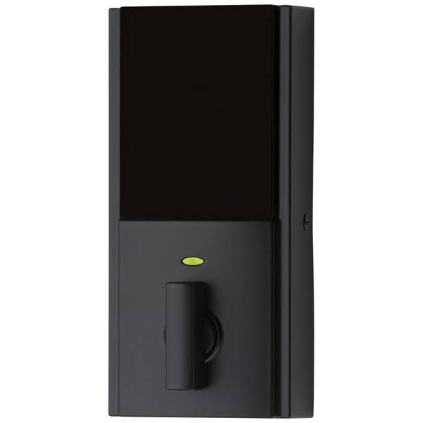 Kwikset SmartCode 913 Contemporary Matte Black Single Cylinder