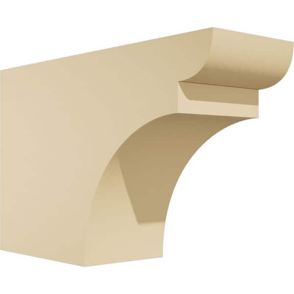 Ekena Millwork Standard Yorktown 5 in. W x 10 in. H x 16 in. D Signature Urethane Rafter Tail Outlooker