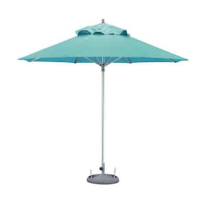 10 ft. Market Patio Umbrella in Aqua