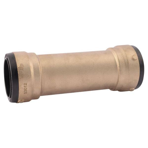 SharkBite 2 in. Push-to-Connect Brass Slip Coupling Fitting