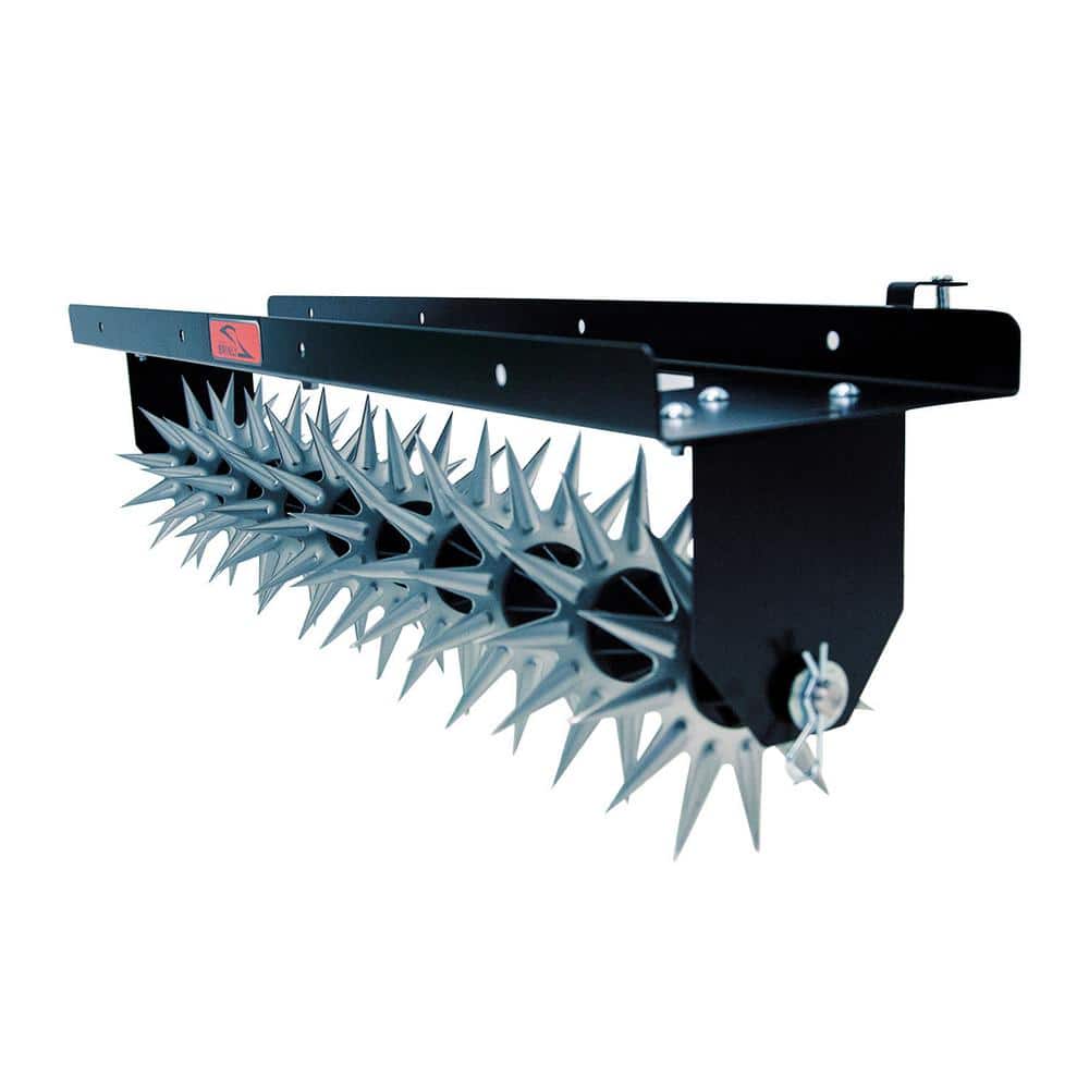 Brinly Hardy 40 In Pull Behind Spike Aerator With 3d Galvanized Stars