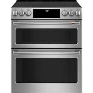 30 in. 6.7 cu. ft. Smart Slide-In Electric Range in Matte Stainless Steel with True Convection, Air Fry